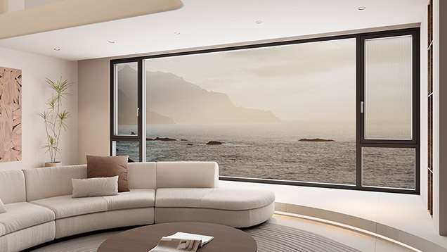 挪威森林?jǐn)鄻蚱介_窗（雙內(nèi)開）