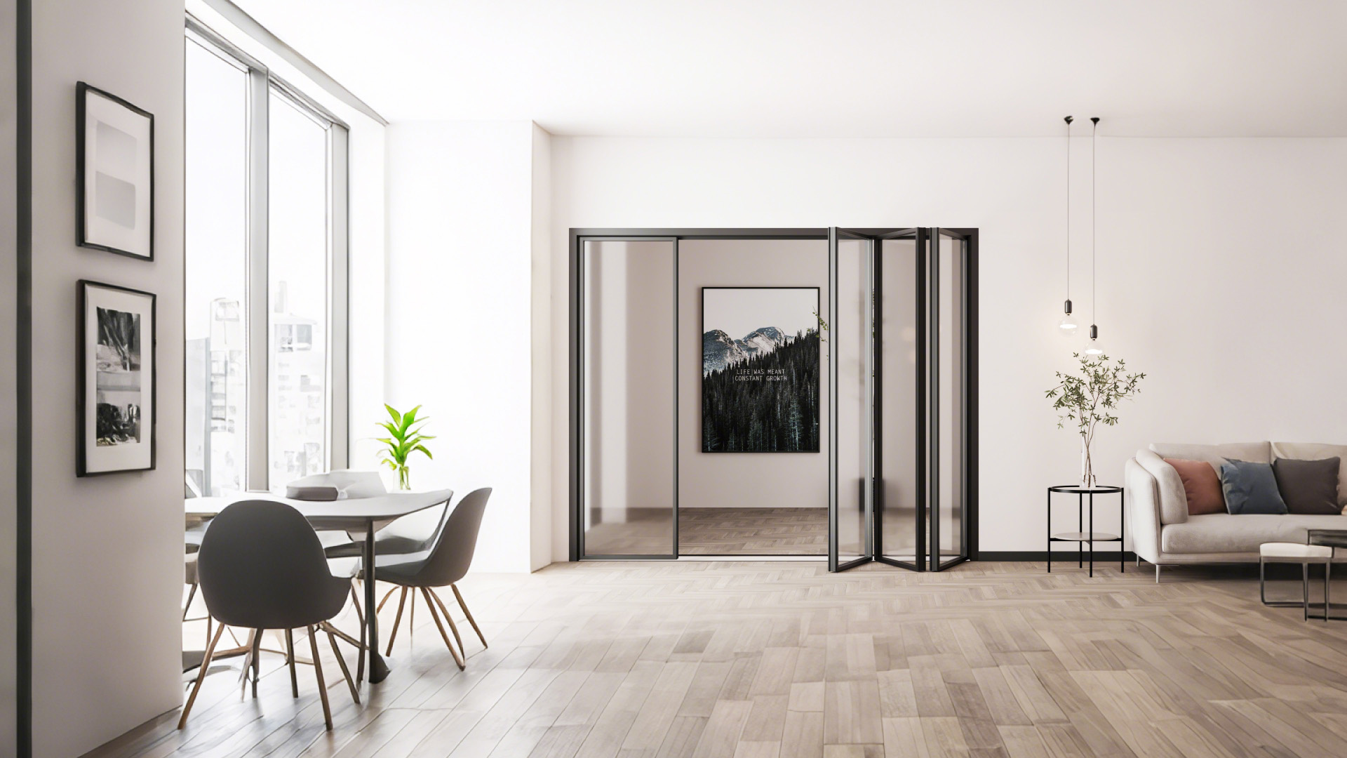 莫奈花園折疊門